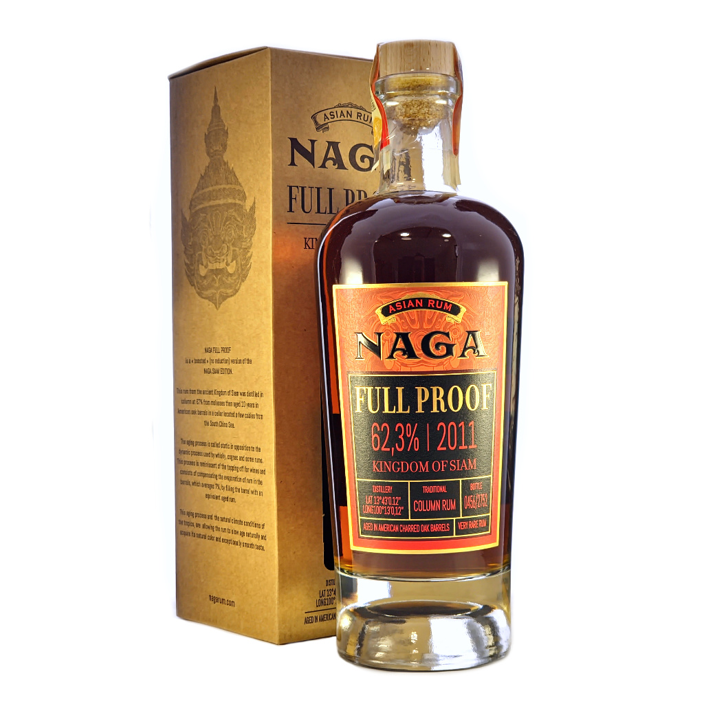 Naga Rum Naga Full Proof Kingdom of Siam 2011 62,3% 0,7l (dárková krabice)