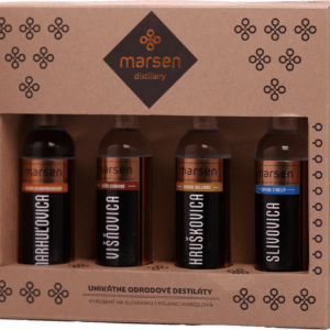 Marsen Jedinečné Odrůdové Destiláty 4 x 0,04l 42,3% 0,16l