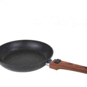 3 dílná sada pánví, Dekor dřeva Black Line s indukcí